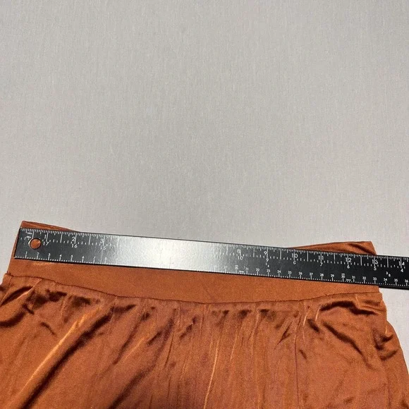 Maeve by‎ Anthropologie Shiloh Wide Leg Palazzo Pants Womens XS Rust Orange - Picture 10 of 15